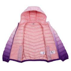 Keep her warm and comfortable with our Rokka&Rolla Girls' Ultra-Light Real Down Packable Jacket. With 650 fill power, this soft jacket provides superior insulation without the bulk. It features elastic cuffs, a half elastic waistband, and multiple pockets, including inside pockets, for convenience. Easily packable, it's perfect for on-the-go adventures. A name label inside ensures it never gets lost. This jacket combines practicality and warmth in a lightweight design. Half Elastic Waistband, Hooded Jean Jackets, Name Label, Soft Jacket, Packable Jacket, Kids Outfits Girls, Fabric Names, Online Purchase, Jean Jacket