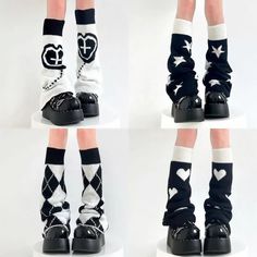 SPECIFICATIONS Material: PolyesterMaterial: AcrylicGender: WOMENItem Type: Leg WarmersName: AB Star Knitted Leg Warmerspackage: 1*pair of leg warmersSize: ONE SIZEUse for: new year's gift,boots socks,cosplay,y2k,lolita,Japanese JK,Material: Acrylic fiberColor: White+blackstyle: Jk lolita,Japanese,y2k,Harajuku Item Type: AB Star Knitted Leg Warmers Material: Acrylic + Wool Size: One Size Fits Most : Women Shoe US 5 ~ 8 / EU 36 ~ 39 / UK 2.5 ~ 5.5 / Asian 220 ~ 250Color: Brown Package List: 1 * pa Knee-high Socks For Cosplay And Winter, White Leg Warmers For Cosplay And Winter, Harajuku Style Socks For Winter Stocking Stuffers, Socks Halloween, Japanese Y2k, Boots Socks, Knitted Leg Warmers, Socks Boots, Y2k Harajuku