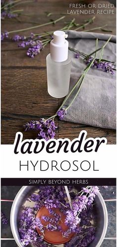 Discover Healing Flowers with lavender hydrosol. This homemade lavender water, also known as lavender hydrosol, is refreshing and relaxing. Derived from the distillation of lavender plants, it offers amazing benefits for skin care, hair growth, and more. Find more herbalism recipes, DIY skin care, and healing plants at simplybeyondherbs.com. Herbalism Recipes, Homemade Oils, Lavender Ideas, Lavender Hydrosol, Diy Natural Beauty Recipes, Healing Flowers, Natural Cleansing, Lavender Plants