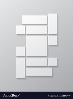 an abstract white background with squares and rectangles on the wall, epstng