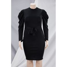 Look and feel beautiful in this Plus Size Puff-Sleeve Casual Belted Midi Dress! Its adjustable belted waist creates a flattering silhouette, with stylish puff sleeves that add an eye-catching touch. Show off your curves in this midi dress and turn heads wherever you go. Decoration Length Knee-Length Style Casual , Brief Fabric Type Blended fabrics Material Polyester , Lanon Neckline Round Pattern Type Solid Season Spring / Autumn Silhouette Sheath Sleeve Length Full Autumn Silhouette, Blazer And Skirt Set, Round Pattern, Oversized Shirt Dress, Silver Headband, Blazer And Skirt, Belted Midi Dress, White Headband, Casual Belt