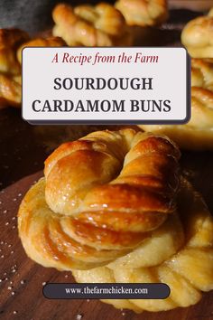 the recipe from the farm sourdough cardamom buns is delicious and easy to make