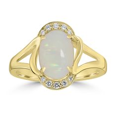 J33215 Gia Certificate, Luxury Style, Ring Style, Diamond Set, Special Friend, Opal Gemstone, Metal Color, Opal Rings, Diamond Gemstone