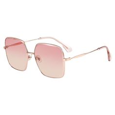 Introducing the Bermuda Oversized Square Sunglasses, a tribute to the exotic allure of Bermuda. These sunglasses are a masterpiece in two captivating colors: Glacier, reminiscent of the cool, serene waters of Bermuda, and Pink Swizzle, inspired by the island's famous rum swizzle. Each color offers a unique gradient that enhances the sunglasses' charm.

Fitting comfortably on Round and Oval face shapes, these sunglasses are designed with a stylish gold frame that adds a touch of class to any outfit. The large 60-16-148 measurements ensure a bold statement look, while the high-quality construction promises durability and comfort.


    Fits Round and Oval face shapes.

    Colors available: Glacier (cool Bermuda-blue gradient) and Pink Swizzle (inspired by Bermuda's rum swizzle).

    Gold f Elegant Tinted Shield Sunglasses For Beach, Beach Aviator Sunglasses With Polarized Square Frame, Chic Polarized Aviator Sunglasses For Beach, Chic Aviator Sunglasses With Polarized Lenses For Beach, Beach Sunglasses With Gradient Lenses, Chic Gradient Lens Sunglasses For Beach, Chic Gradient Sunglasses For The Beach, Chic Beach Sunglasses With Gradient Lenses, Modern Polarized Sunglasses For Beach