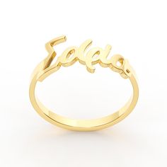 Every proud Greek needs a Greek name ring in her jewelry box. Customize it with your name, or choose your favorite Greek word to create a ring that is uniquely yours. Guaranteed to garner compliments, you'll want to wear this Greek name ring every day. Greek Name, Greek Icons, Greek Names, Arabic Jewelry, Name Ring, Everyday Bracelet, Turquoise Bead Necklaces, Name Rings, Fathers Day Sale