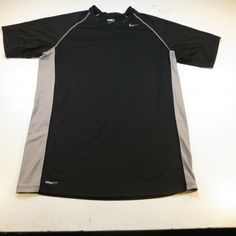 NIKE PRO FITDRY ATHLETIC JERSEY TEE T SHIRT Mens M Black Size Mens M    GOOD CONDITION   100% AUTHENTIC QUALITY MADE The shirt measures from armpit to armpit 21"    and measures from top to bottom 30" The color is: Black The fabric content is: 84% Polyester 16% Spandex   GK5 The letters above are for us to locate the item in our collection    There are more large photos of this item at the bottom of the page                 About TheBestStuffEver Our goal is 100% CUSTOMER SATISFACTION. We do our Nike Dri-fit T-shirt For Running, Dri-fit Crew Neck T-shirt For Streetwear, Nike Gray Sports T-shirt, Black Dri-fit Short Sleeve T-shirt, Nike Moisture-wicking T-shirt For Running, Nike Go-dry T-shirt For Running, Nike Dri-fit Short Sleeve T-shirt, Nike Sports T-shirt In Gray, Black Dri-fit T-shirt With Go-dry Technology