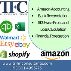 Are you ready to take your business to new heights? At [Your Company Name], we specialize in Amazon accounting, ensuring your financial records are always accurate and up-to-date. But that's not all – we go beyond the basics!

✅ Amazon Accounting
✅ Bank Reconciliation: 
✅ SKU Wise Profit and Loss Calculation:
✅ Financial Forecasting Financial Forecasting, Profit And Loss