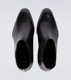 Find SAINT LAURENT Wyatt Leather Chelsea Boots on Editorialist. Lining: leather. Toe shape: round toe. Sole: leather insole and sole. Upper: calf leather. Made in Italy. Closure: elasticated sides. Saint Laurent Chelsea Boots, Brown Chelsea Boots, Suede Chelsea Boots, Rounded Toe Boots, Black Chelsea Boots, Leather Chelsea Boots, Black Leather Boots, Brown Boots, Boots Men