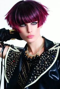 Creative Colour Hair, Funky Hair Colour, Colour Hair Ideas, Hair Ideas Short, Ideas Short Hair, Funky Hair, 1980s Style, Colour Hair, Beautiful Hair Color