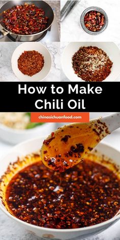 how to make chili oil in a bowl