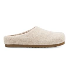 Cozy wool upper, Easy slip-on entry, Classic round toe, Cushioned OrthoLite® comfort insole with patented moisture control for breathable, all day wear, Trendy TPR and cork midsole, Lightweight and durable shock absorbing EVA outsole, Soft lining, Eastland® branding details | Women's Eastland Rhianna Clogs in Beige Size 10 Indoor Clogs With Textured Footbed And Round Toe, Indoor Round Toe Clogs With Removable Insole, Textured Footbed Round Toe Clogs For Indoor Use, Indoor Clogs With Removable Insole And Round Toe, Indoor Closed Toe Clogs With Cushioned Footbed, Slip-on Indoor Clogs, Womens Clogs And Mules, Clogs And Mules, Shoe Carnival