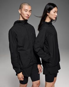 The next-gen hooded running jacket. From On x POST ARCHIVE FACTION. For transitional seasons and uncertain weather | On Running Jacket PAF in Black, Size: XS. Running, lightweight, unisex Running, Road Running. Performance Running | Polyamide Futuristic Shapes, Post Archive Faction, Running Accessories, Another Dimension, Light Coat, Travel Shoes, On Running, Running Jacket, Tennis Clothes