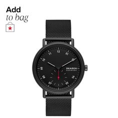 in stock Matte Black Watch Accessories With Round Dial, Matte Black Business Watch With Round Dial, Timeless Black Watch With Subdials, Timeless Black Watch Accessories With Round Dial, Timeless Black Watch Accessories With Analog Display, Timeless Black Watch With Round Dial, Black Chronograph Watches, Matte Black Watch With Round Dial For Formal Occasions, Black Watches With Analog Display And Round Dial