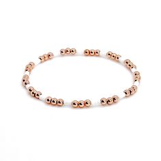 A Woven White Beaded Wonderland Band: Flat woven; 1/2"w; 14K yellow/rose gold-filled or sterling silver clasp & 1" extender chain; glass seed beads. Strands: Stretch style; 14K yellow/rose gold-filled or sterling silver round 2mm, 3mm & 4mm beads; glass seed beads. Wrap: Stretch style that will wrap around the wrist 3 times (can also be worn as a necklace); glass seed beads. (When adding to cart, select your single bracelet size, and it will be multiplied in length by three when made). Shown in Woven Beaded Bracelets, Rose Gold Beaded Bracelet, Bracelets Stack, White Beads Bracelet, Single Bracelet, Bracelets Silver, Rose Gold Beads, Gold Bead Bracelets, Seed Bead Bracelets