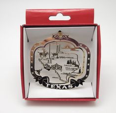 PRICES MAY VARY. Brass Texas State Ornament features popular cities and icons like Dallas, Houston, San Antonio, Austin, Padre Island, Mexican Border, the Rio Grande, El Paso, Laredo, The Alamo, Big Bend National Park and more. Part of our State and City Landmarks Series - find all the places you have traveled to or lived and start a memorable family tradition. Reminsce about all your travel adventures when you put them on the Christmas tree each year and plan next year's big trip! Hand down to Houston Space Center, Brass Christmas Ornaments, State Christmas Ornaments, Brass Ornament, Anniversary Favors, Mexican Border, State Ornaments, The Alamo, Brass Ornaments