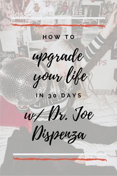 a woman sitting on her bed with the words how to upgrade your life in 30 days