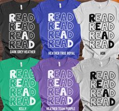 Reading Shirt Read Repeated Words Shirt Love Reading Tee - Etsy Reading Tshirts, Reading Interventionist, Reading Tshirt, Reading Night, Reading Specialist, Word Shirts, Science Of Reading, Family Reading, Reading Teacher