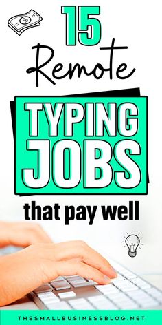 Best typing jobs and online side jobs. Transcription Jobs, Easy Online Jobs, Typing Jobs, Make Quick Money, Jobs From Home