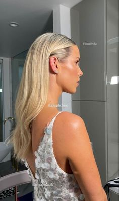 Straightened Hairstyles, Hairstyles For Wedding, Birthday Hair, Claire Holt, Sleek Hairstyles, Short Blonde Hair, Bridal Hair And Makeup