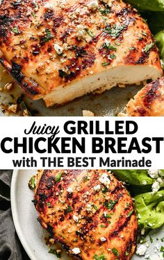 grilled chicken breast with the best marinade