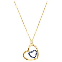 Valentine Jewelry Blue Sapphire Necklace 14k Yellow Gold Heart Charm Necklace Dainty Heart Necklace Rose Gold Necklace Two Tone Gold Necklace. Beautiful little Minimalist Necklace is made of either 14k Gold adorned with natural AAA quality Blue Sapphire Gemstone. Perfect for wearing by itself for a minimal everyday style or layered with other pieces for a modern on trendy look. Valentine gift. Valentine Jewelry for Women, Valentine Jewelry for Girls " ALL OUR ITEMS ARE ELIGIBLE FOR FREE SHIPPING Dainty Heart Necklace, Valentine Jewelry, 1st Dibs, Blue Sapphire Necklace, Heart Charm Necklace, 18k Gold Necklace, Necklace Rose Gold, Gift Valentine, Jewelry Blue