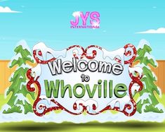 a welcome sign for the upcoming movie,'welcome to whivillee '