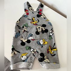 Never Worn Disney Baby Overalls In Size 0/3months. Cute Red Shirt Mickey Mouse Name On The Side And Adorable Overalls With All Characters! Mickey Mouse Overalls, Fashionable Baby, Baby Mickey Mouse, Baby Overalls, Baby Mickey, Fashionable Baby Clothes, Red Shirt, Baby Disney, Kids Shirts