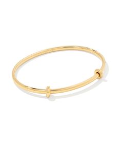 Buy Charm Bangle Bracelet in 18k Gold Vermeil at KendraScott. Charm Collection, Bar Jewelry, Zodiac Jewelry, Bangle Bracelets With Charms, Demi Fine Jewelry, Silver Prices, Initial Jewelry, Engraved Jewelry, Charm Bangle