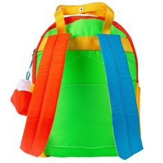 This item, once sold out, will be discontinued and will not return. The Space Wonder color way is being discontinued and will not return once the remaining items have sold. The ultimate go-to style. Mid-size backpack with a large wide-open front zipper pocket. 3D pockets on both sides to stash your umbrella or water bottle. Webbing tote handles featuring easy grab front and back strap with matching logo snap. Inside zipper pocket and back suitcase trolley sleeve for easy travel. Adjustable padde Green Backpack With Zipper For Trip, Multicolor Backpack With Removable Pouch, Multicolor Standard Backpack With Removable Pouch, Multicolor On-the-go Backpack With Zipper Pocket, Green Nylon Backpack With Zipper Pocket, Green Backpack For Trip, Green Standard Backpack For Trip, Multicolor Nylon Backpack For On-the-go, Multicolor Nylon Bags With Functional Pockets