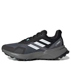 (WMNS) adidas Terrex Soulstride Trail 'Black Mint Ton' FY9256 (SNKR/Cozy/Light/Low Top/Women's) Adidas Sporty Trail Running Shoes For Jogging, Casual Trail Running Shoes With Reflective Details, Adidas Trail Running Shoes For Jogging In Athleisure Style, Adidas Athleisure Trail Running Shoes For Jogging, Adidas Athleisure Trail Running Shoes, Sporty Trail Running Shoes With Reflective Details, Adidas Sporty Trail Running Shoes, Casual Adidas Trail Running Shoes For Running, Gray Athleisure Trail Running Shoes