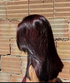 Virgin Black Hair, Pelo Color Vino, Cherry Hair Colors, Wine Hair Color, Dark Red Hair Color, Maroon Hair