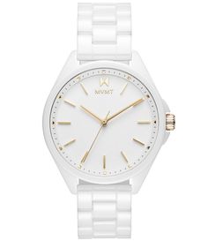 Shop for MVMT Women's Coronada White Ceramic Bracelet Watch at Dillard's. Visit Dillard's to find clothing, accessories, shoes, cosmetics & more. The Style of Your Life. Movado Womens Watch, White Watches, White Watches Women, Classic Jewelry Pieces, Slim Watches, Ceramic Watch, White Watch, Blue Light Glasses, Classic Jewelry