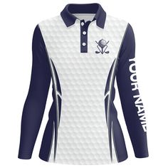 a women's long sleeve golf shirt with the words tournament on it