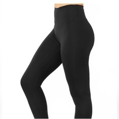 Sizes M, L Feeling Good And Looking Good On And Off The Mat Matter, Which Is Why These Active Wear Leggings Are A Favorite. So Soft And Light You Wont Believe It!!! Color: Black 4-Way-Stretch Fabric For A Move-With-You Feel Tummy-Flattening Waistband With Front Interior Hidden Pocket Squat Proof Flat Lock Seams Prevent Chafing Full-Length Composition: 75% Nylon, 25% Spandex High Waist Black Leggings With Elastic Waistband, Stretch Black Leggings With Contoured Waistband, Black Stretch Leggings With Contoured Waistband, Black Full-length Tights With Elastic Waistband, Training Tights With Wide Waistband, Black Full-length Leggings With Elastic Waistband, Full Length Black Leggings With Elastic Waistband, Black Full Length Leggings With Elastic Waistband, Black Tights With Contoured Waistband