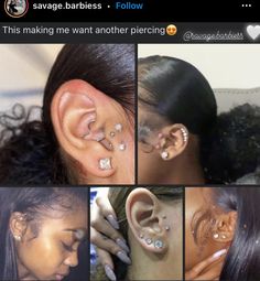 Ear Pierce Ideas, Piercings Cute, Piercings Chart, Bijoux Piercing Septum, Pretty Piercings, Piercings Ear, Cute Nose Piercings, Ear Piercings Chart, Piercing Chart