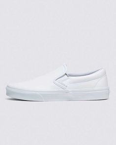 Classic Slip-On Tumble Shoe Classic Vans Slip-ons, White Classic Slip-on Sneakers With Round Toe, Classic Vans Slip-on Sneakers, Classic Slip-on Sneakers With Round Toe For Streetwear, Vans Slip-ons With Round Toe And White Sole, Vans Slip-ons With White Sole And Round Toe, Classic Vans Slip-on Sneakers With Round Toe, Classic Round Toe Slip-ons For Streetwear, White Vans Slip-ons For Streetwear