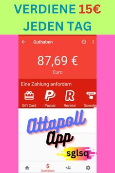 Attapoll Hack, Attapoll Code Attapoll App, Paid Surveys, Make Money Today, Ebay Account, Online Surveys, Money Today, Money Matters, Earn Money Online