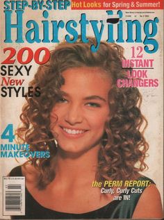 1991 Hairstyles, 1992 Hairstyles, 90s Hairstyles Magazine, 60s Hair Magazine, Black Hair Magazine 90s, Hair Magazine, Perm, Spring Summer, Hair Styles