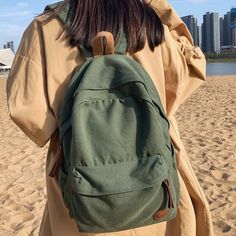 School Bag Girl Fabric New Fashion College Student Vintage Women Backpack Canvas Female Laptop Bag Travel Kawaii Ladies Backpack [23y 7m 25d]