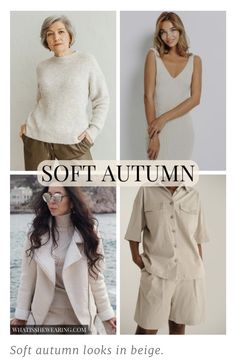 Hair Colors For Soft Autumn, Neutral Outfit Ideas