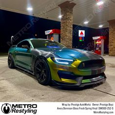 Wrapped by Prestige AutoWork 

Owner Prestige Boyz 

#metrorestyling #paintisdead #carwrap #carwraps #vinylwrap #vinylwraps #carwrapping #vinylwrapping #vehiclewrap #vehiclewraps #mustang #gt350wrap #avery #averywrap #glosswrap #greenwrap Mustang Gt350, Green Wrap, Mustang