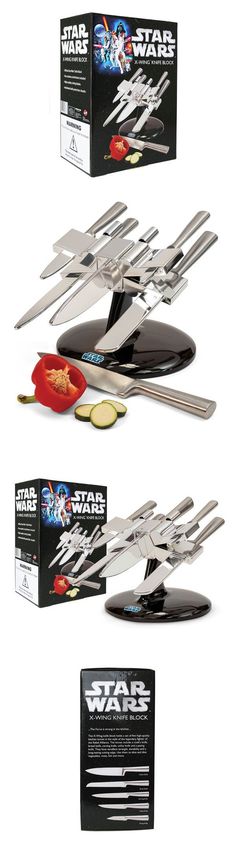 star wars knifes and knives are shown in three different positions, with the box on top