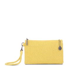 The Sak Vita Wristlet - |Hand Crochet - Chartreuse| Handmade Wristlet For Everyday, Summer Rectangular Wristlet For Everyday Use, Everyday Summer Rectangular Wristlet, Casual Everyday Clutch Wristlet, Handmade Trendy Wristlet For Everyday Use, Trendy Handmade Wristlet For Everyday, Casual Clutch Wristlet For Daily Use, Casual Wristlet Clutch For Daily Use, Casual Everyday Pouch Wristlet