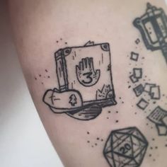 esrarengiz kasaba Nerdy Tattoos, Funky Tattoos, Sharpie Tattoos, Theme Tattoo, 4 Tattoo, Creepy Tattoos, Doodle Tattoo, Cute Little Tattoos