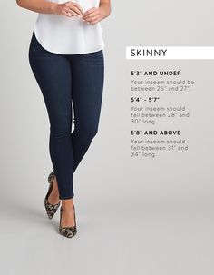 Guide to Denim Inseams for Women | Stitch Fix Style Jeans Fitting Guide Woman, Best Jeans For Short Women, Non-stretch Denim Blue Jeans, Affordable Non-stretch Denim Jeans, Stitch Fix 2020, Stretch Denim Jeans With 5-inch Inseam, Short Girl Fashion, Stretch Jeans With Five Pockets And 5-inch Inseam, Types Of Jeans