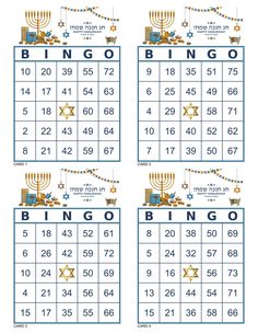 the printable calendar for the jewish holiday, with numbers and symbols on each page