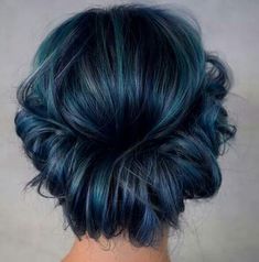 ahhvacado Más #petercoppola #hairinspo #hairstyles Shag Hair, Amber Hair, Dark Blue Hair, Have Inspiration, Winter Vibes, Winter Hair, Hair Brown, Hair Color Blue