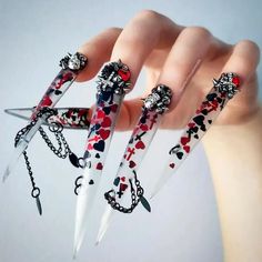 Easy Halloween nails include simple and low-key nail art, such as spider webs, pumpkins, zombies, ghosts, and many other amazing things. Check out our new gallery! #nailart #nailtrends2024 #nailspiration #spookyseason2024 #halloween2024 #halloweennails #halloweennailsdesigns #halloweenmanicure #scaryhalloweennails #stilettonails #gothicnails #extralongnails #lovemynails #naildesignsjournal Halloween Themed Nails, Themed Nails, Pointed Nails, Spider Webs, Christmas Nails Acrylic