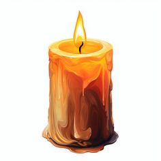 Candle Clipart in Oil Painting Style: 4K Vector Clipart Candles Illustration, Candle Png, Candle Illustration, Candle Clipart, Confectionery Design, Candle Drawing, Icing Design, Digital Banners, Professional Brochure