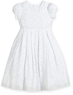 Isabel Garreton Gala Organdy Lace Dress, Size 4-6 Lela Rose Dress, Tie Sleeve Dress, Kids Fashion Dress, Taffeta Dress, Activewear Fashion, Velvet Lace, Bergdorf Goodman, Dress Backs, Top Designers